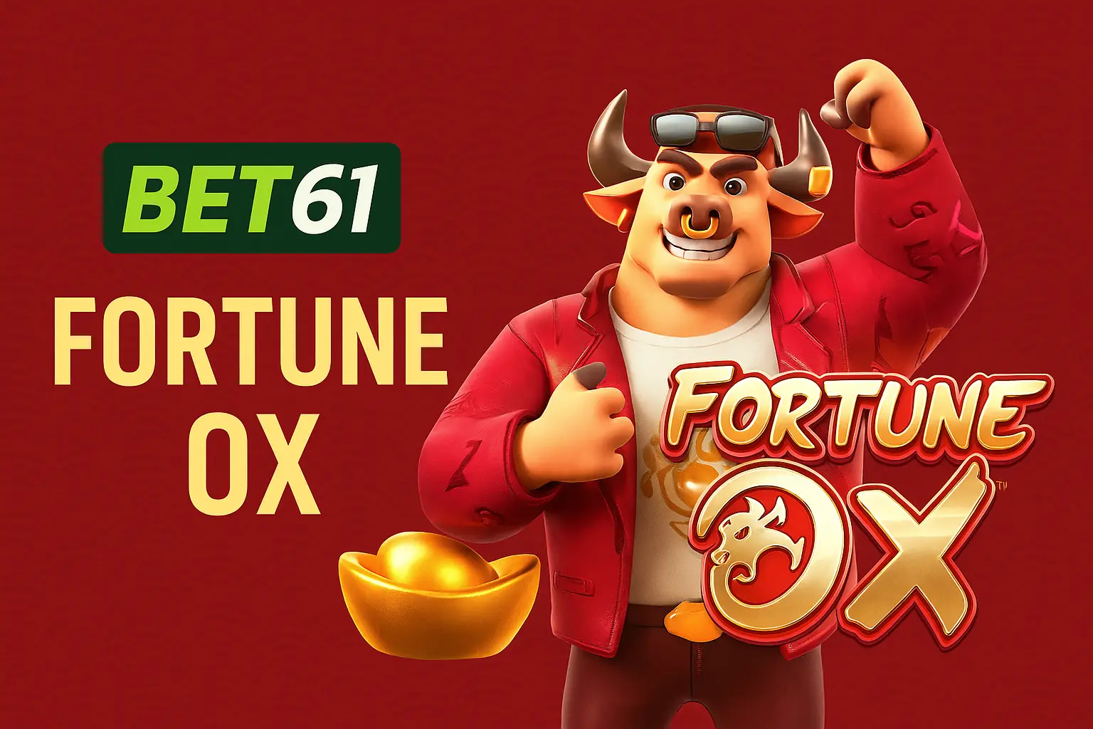 Fortune Ox no BET61 - Aposte Agora e Reivindique Seus Ganhos